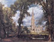 John Constable, Salisbury Cathedral from the Bishop's Ground